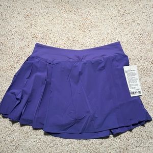 NWT Lululemon Side-Pleat HR Tennis Skirt